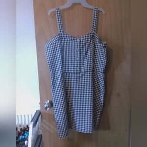 Black and White Checkered No Boundaries Dress